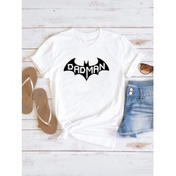 Футболка бэтмен batman best dad и лучший папа y2k