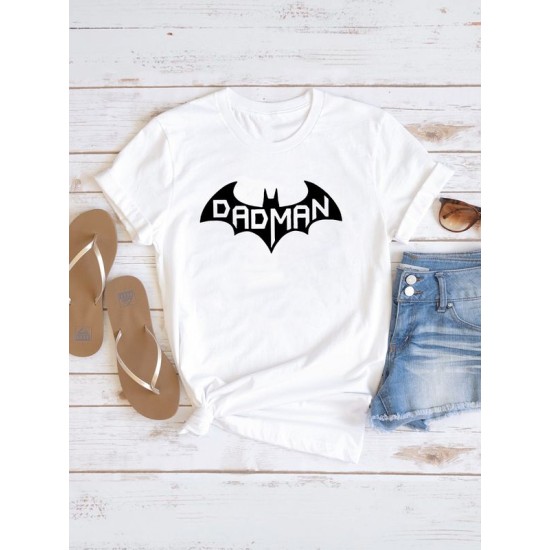 Футболка бэтмен batman best dad и лучший папа y2k