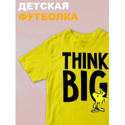 Футболка вудсток из снупи с желтой птичкой y2k детская