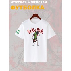 Футболка рик и морти огурчик из rick and morty