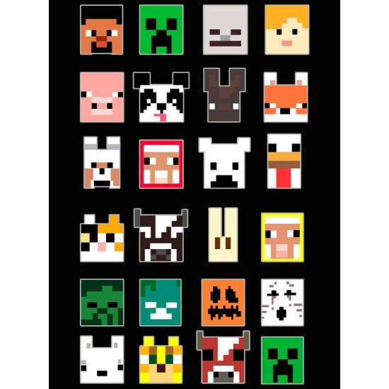 Футболка майнкрафт стив и алекс minecraft геймеру детская