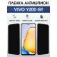 Защитная гидрогелевая пленка для VIVO Y200 GT, полиуретановая плёнка антишпион на мобильный телефон Виво у200 джт.