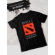 Футболка дота 2 приколы Dota 2 сама в себя не поиграет с принтом и надписью мем для геймера отаку game player meme, черная женская мужская стрит стайл прикольная одежда кэжуал, андеграунд стритстайл.