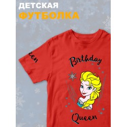 Детская футболка с принтом Эльза Холодное серце Disney