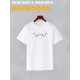 Футболка эмодзи смайлик эмоджи прикол с принтом каомодзи shrug emoji text kaomoji idk I don t know минимализм, белая женская мужская, мемная прикольная одежда кэжуал стритстайл андеграунд casual y2k.