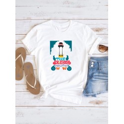 Футболка Брук и ван пис и brook one piece Soul king с ярким принтом аниме retro anime merch aesthetic эстетика ретро, белая женская мужская андеграунд стрит стайл y2k одежда кэжуал стритстайл casual.