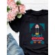 Футболка Брук и ван пис и brook one piece Soul king с ярким принтом аниме retro anime merch aesthetic эстетика ретро, черная женская мужская андеграунд стрит стайл y2k одежда кэжуал стритстайл casual.