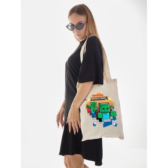 Футболка майнкрафт minecraft с принтом игры y2k детская