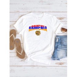 Футболка Армения Armenia герб и флаг