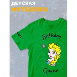 Детская футболка с принтом Эльза Холодное серце Disney