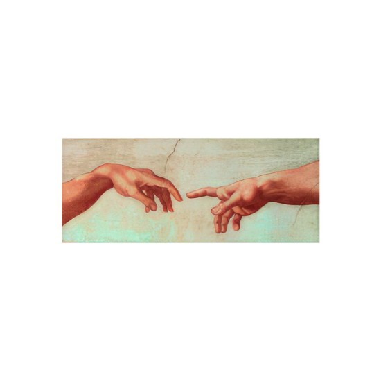Шоппер микеланджело искусство и эстетика с принтом сотворение адама creation of Adam art aesthetic для художников бежевый, стритстайл эстетичная сумка для шопинга и покупок тканевая женская мужская.
