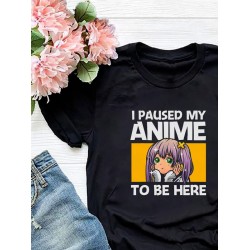 Футболка аниме тянка и каваи эстетика с принтом kawai anime girl kawaii тян прикол для анимешника отаку, черная женская и мужская прикольная андеграунд одежда кэжуал стритстайл y2k casual underground.