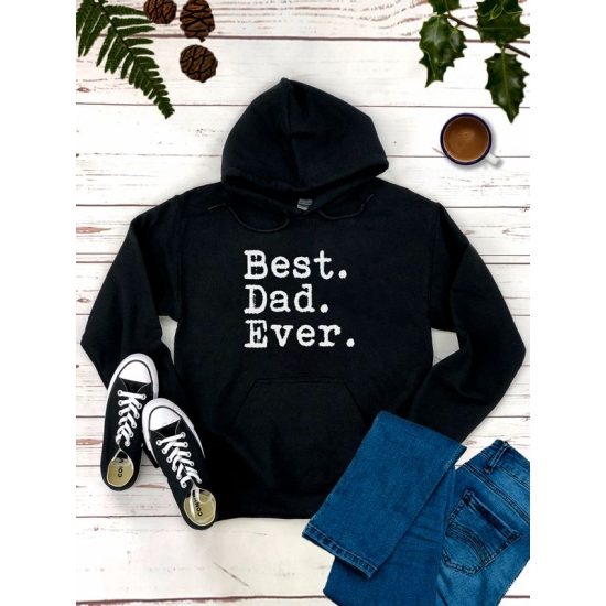 Худи с надписью best dad ever и принтом минимализм y2k