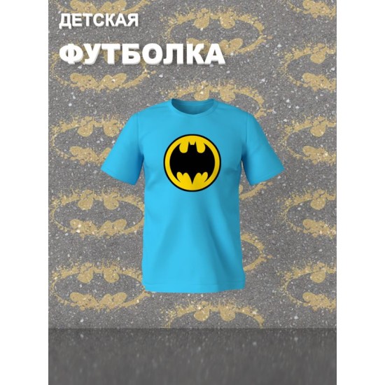 Футболка бэтмен batman и супергерой летучая мышь y2k детская