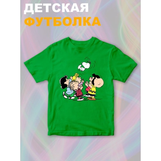 Футболка снупи Snoopy с милым принтом y2k детская