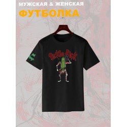 Футболка рик и морти огурчик из rick and morty