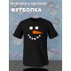 Футболка снеговик с новым годом y2k