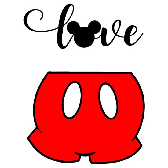 Парный свитшот для двоих влюбленных на свадьбу "Love, любовь" белый мужской. Свитшот с принтом Mickey Mouse для пар и для молодоженов.
