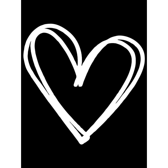 Худи с принтом Сердце на День Валентина оверсайз черное. Худи унисекс с картинкой сердечко в стиле кэжуал для молодежи.