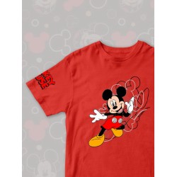 Футболка с персонажем Микки Маус из мультика Дисней. Футболка с принтом Mickey Mouse из Walt Disney для мальчика и девочки. Одежда для детей и подростков street style кэжуал.