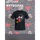 Футболка с персонажем Микки Маус из мультика Дисней. Футболка с принтом Mickey Mouse из Walt Disney для мальчика и девочки. Одежда для детей и подростков street style кэжуал.
