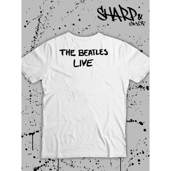 Футболка Beatles Битлс логотип с принтом, рок группа logo