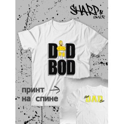 Футболка Гомер Симпсон dad bod meme Simpsons y2k