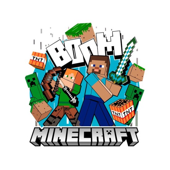 Шоппер стив и алекс майнкрафт minecraft с игрой детский