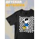 Футболка со снупи Snoopy и вудстоком желтой птичкой детская