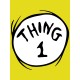Футболка детская с рисунком Disney Dr.Seuss Thing 1