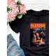 Футболка криминальное чтиво pulp fiction y2k style с принтом 90 s vibe в стиле 90 х aesthetic мода образ 90х ретро эстетика, черная женская и мужская стрит стайл прикольная андеграунд одежда кэжуал.