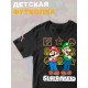 Футболка супер марио и луиджи брос nintendo y2k детская