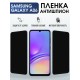 Защитная гидрогелевая пленка для SAMSUNG GALAXY A06, полиуретановая плёнка антишпион на мобильный телефон Самсунг галакси а06.