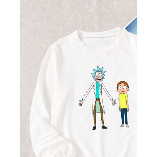 Свитшот рик и морти прикол и мем из rick and morty