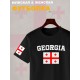 Футболка Грузия и флаг с надписью Georgia