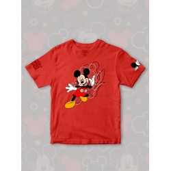 Футболка с персонажем Микки Маус из мультика Дисней. Футболка с принтом Mickey Mouse из Walt Disney для мальчика и девочки. Одежда для детей и подростков street style кэжуал.