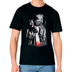 Футболка с Какаши аниме мерч ниндзя с принтом Kakashi Shippuden ninja Ripple Junction anime merch otaku, черная женская мужская, y2k андеграунд прикольная одежда кэжуал стритстайл, underground casual.