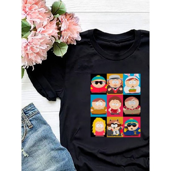 Футболка south park южный саус парк картман кайл и герои