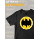 Футболка бэтмен batman и супергерой летучая мышь y2k детская