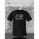 Футболка унисекс с прикольной надписью "You read my shirt" оверсайз черная. Футболка с принтом в стиле кэжуал.