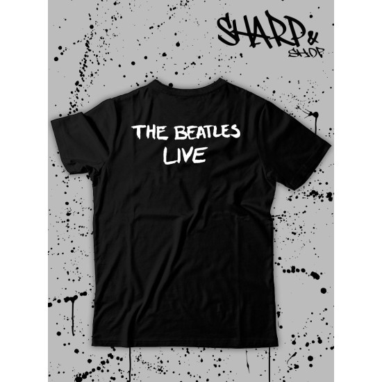 Футболка Beatles Битлс логотип с принтом, рок группа logo