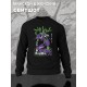 Свитшот с принтом из мультсериала Евангелион оверсайз. Свитшот унисекс Evangelion Eva 01 в стиле street style для молодежи.