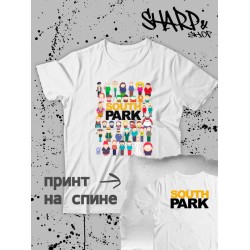 Футболка южный парк south park картман кенни и стэн и кайл