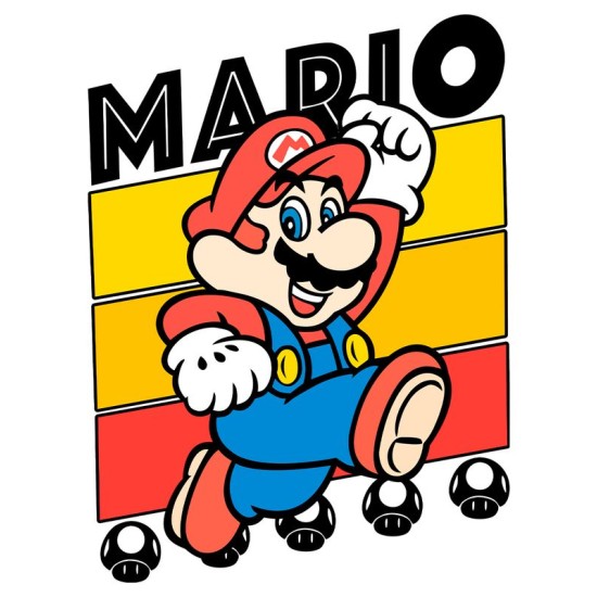 Футболка супер марио брос super mario нинтендо детская