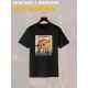 Футболка сиба ину мем и прикол с собакой с принтом dogezilla doge meme shiba inu с японскими иероглифами, черная женская мужская, прикольная андеграунд одежда кэжуал стритстайл, y2k style underground.