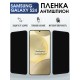 Защитная гидрогелевая пленка для SAMSUNG GALAXY S24, полиуретановая плёнка антишпион на мобильный телефон .