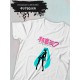 Футболка hatsune miku хатсуне мику хацуне аниме тянка с принтом вокалоид мики мику хатсуни эстетика aesthetic kawaii kawai каваи, белая женская мужская прикольная y2k одежда кэжуал стритстайл casual.