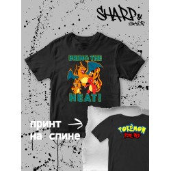 Футболка покемон чармандер pokemon аниме y2k детская