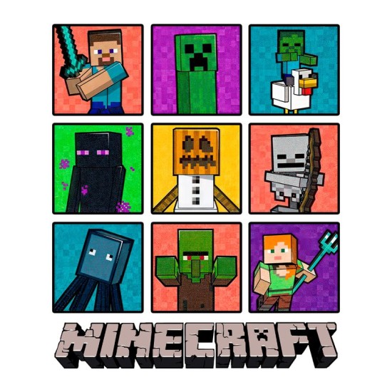 Футболка майнкрафт стив и алекс minecraft с игрой детская