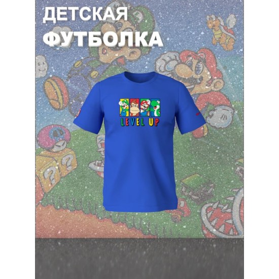 Футболка супер марио и луиджи донки конг нинтендо детская